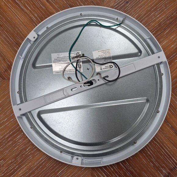 Commercial Electric 15 In. White Round LED Flat Panel Light Dimmable Energy Star - Picture 4 of 6